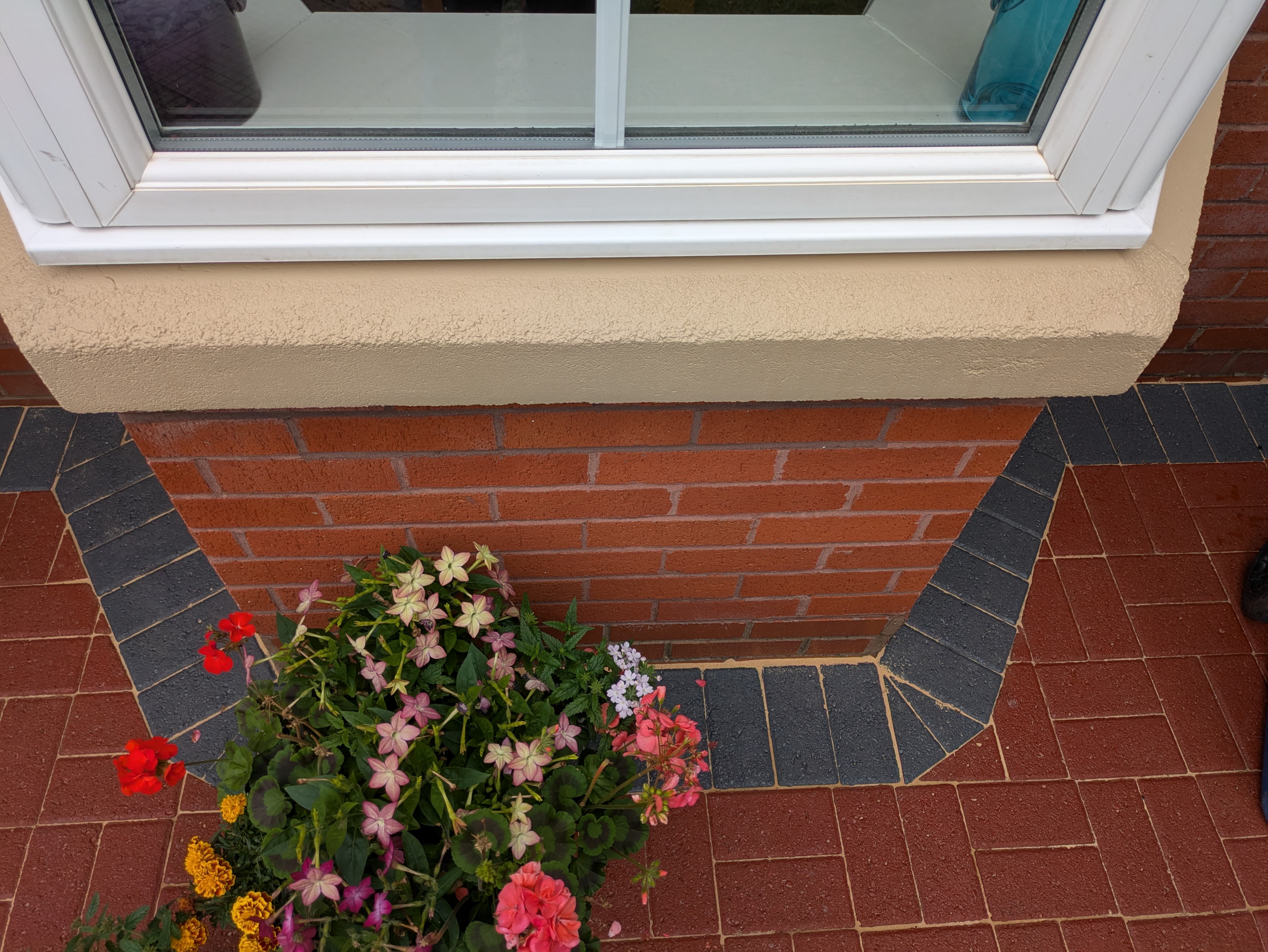 Clean house exterior after pressure washing